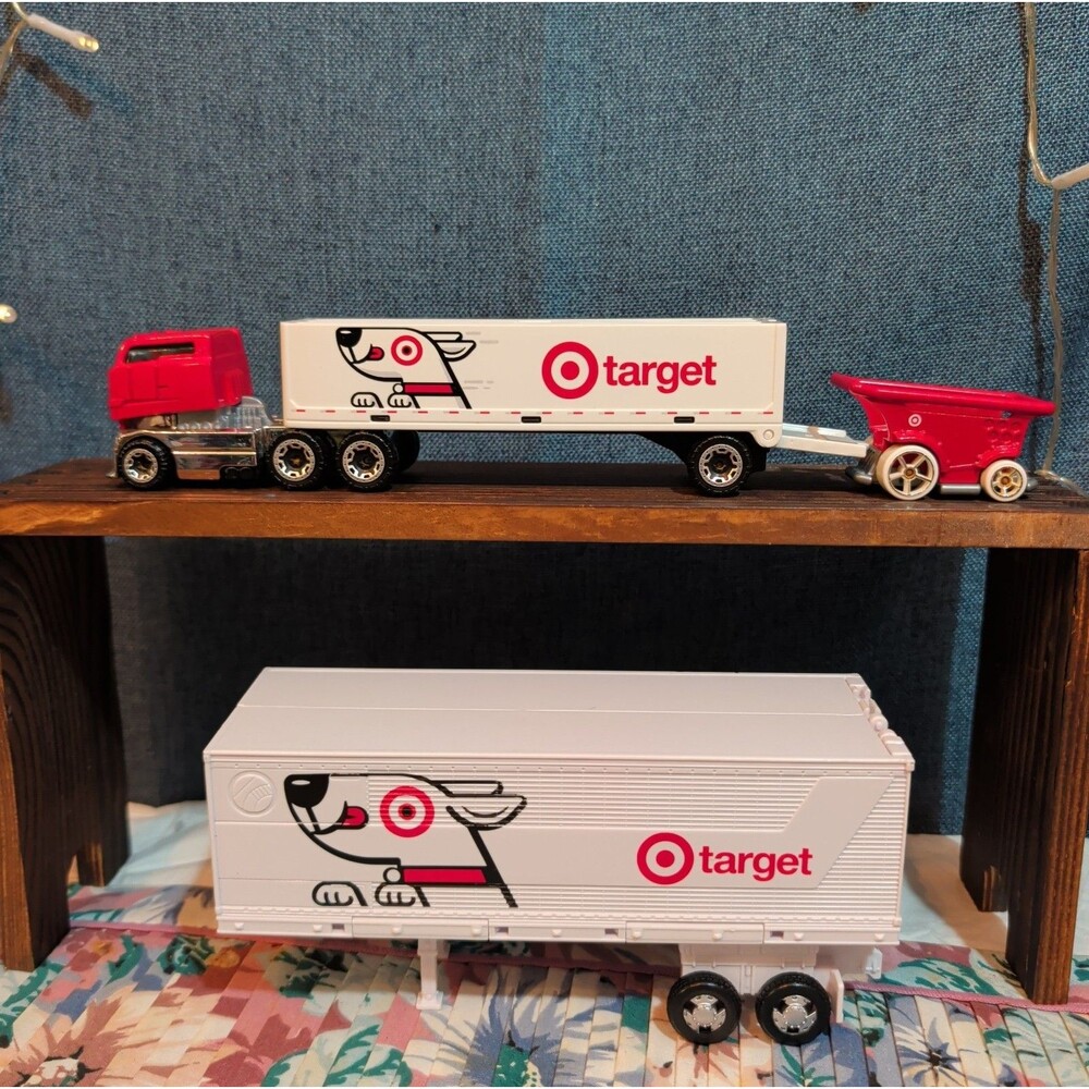 Hot Wheels Super Rigs Target Bullseye Truck Cart Diecast 2013